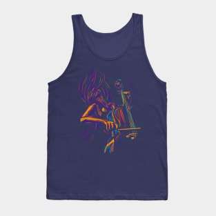 Jazz Cello Girl Tank Top